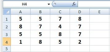 spreadsheet function