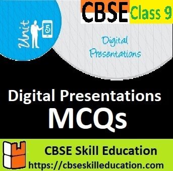 Digital Presentation Class 9 MCQ with Answers