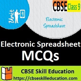 Electronic Spreadsheet Class 9 MCQ