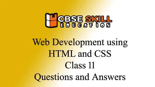 web development using html and css questions and answers