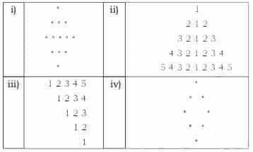 Flow of Control in Python Class 11 Questions and Answers python patterns