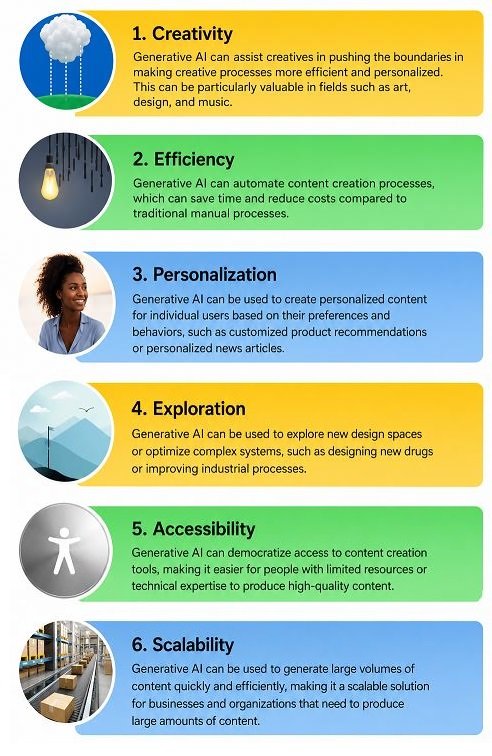 Benefits of using Generative AI