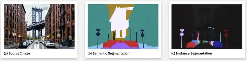 Making Machines See Class 12 Notes computer vision source image, semantic segmantation and instance segmantation