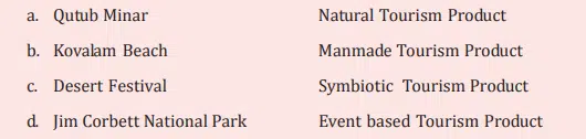 Match the following