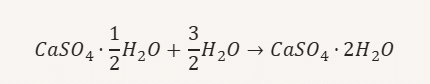 Science Class 10 Chapter 2 NCERT Solutions Write an equation to show the reaction between Plaster of Paris and water.