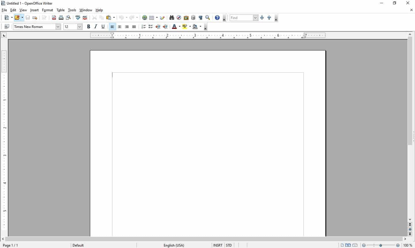 Office Tools Class 9 Notes OpenOffice Writer Window