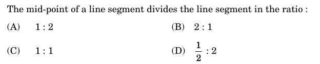 Math Basic Class 10 Board Paper MCQ 2 1 6 7