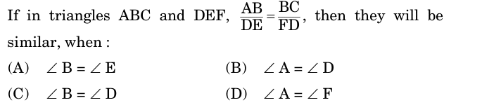 Math Basic Class 10 Board Paper MCQ 1 1 8 6
