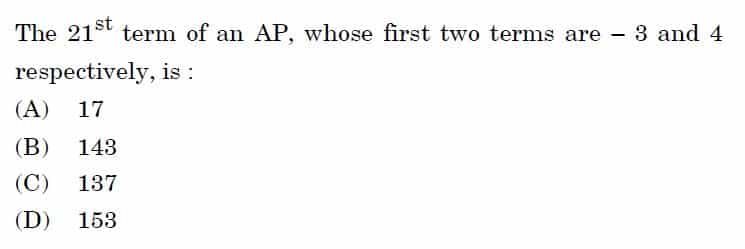 Math Standard Class 10 Board Paper MCQ 1 10 13