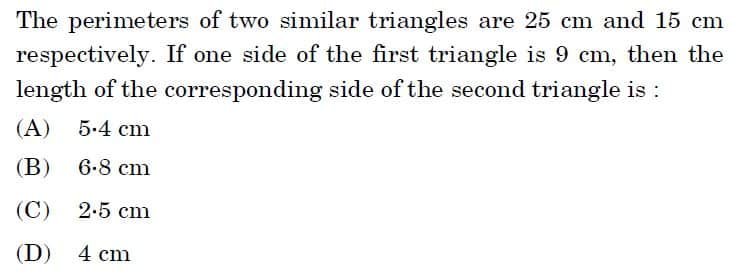 Math Standard Class 10 Board Paper MCQ 1 13 12