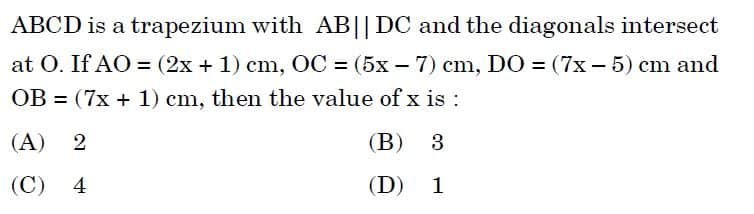 Math Standard Class 10 Board Paper MCQ 1 14 12