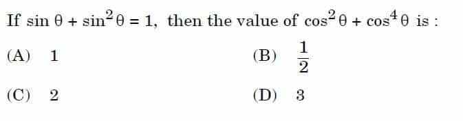 Math Standard Class 10 Board Paper MCQ 1 16 12