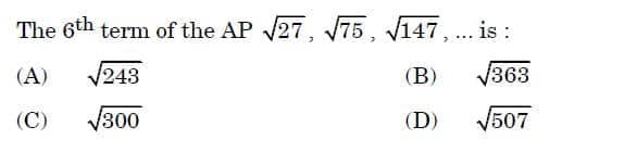 Math Standard Class 10 Board Paper MCQ 1 4 13