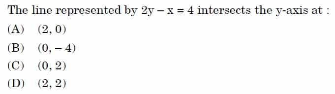 Math Standard Class 10 Board Paper MCQ 1 7 13