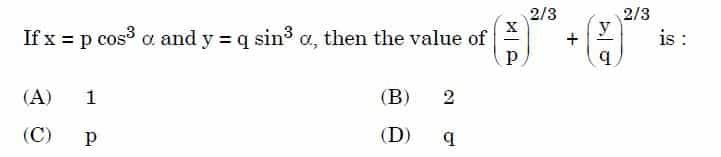 Math Standard Class 10 Board Paper MCQ 1 9 14