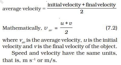 Motion Class 9 Notes SPEED WITH DIRECTION