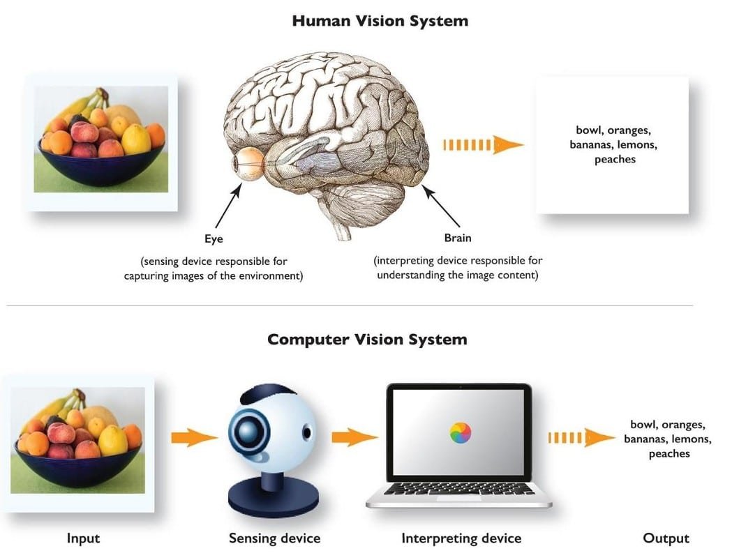 human vision vs computer vision