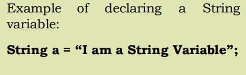 String Data Type