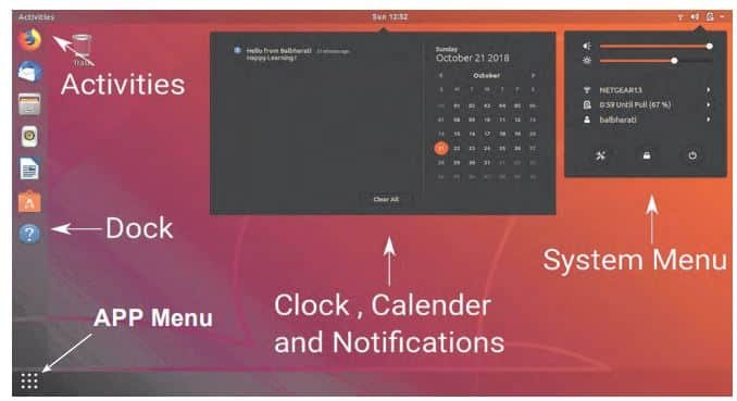 Desktop Environment of Ubuntu 18.04