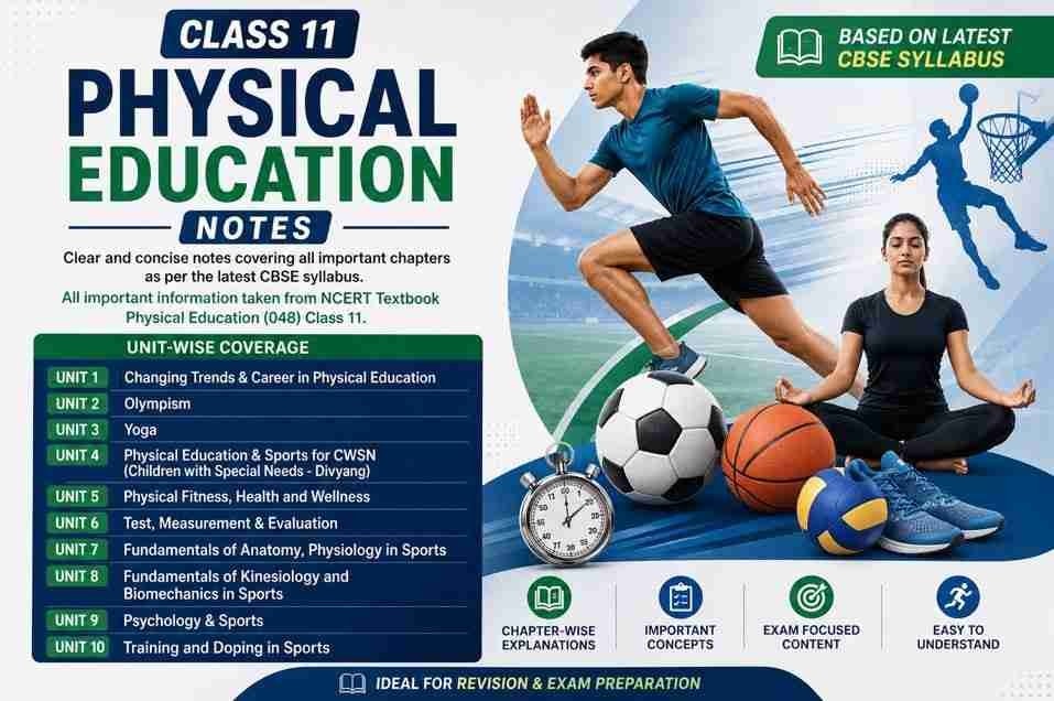 Physical Education Class 11 Notes