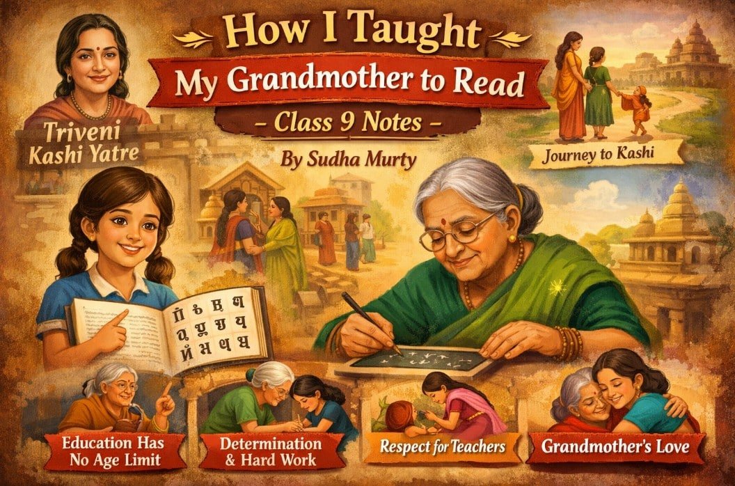 How I Taught My Grandmother to Read Class 9 Notes