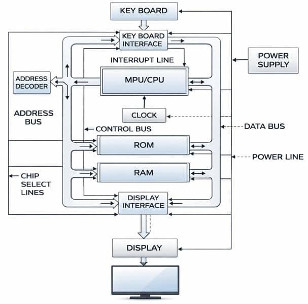 Block diagram of Microcomputer
