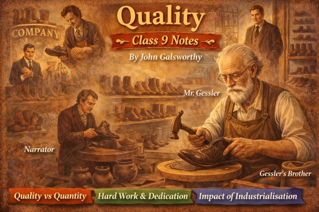 The story of Quality Class 9 Notes