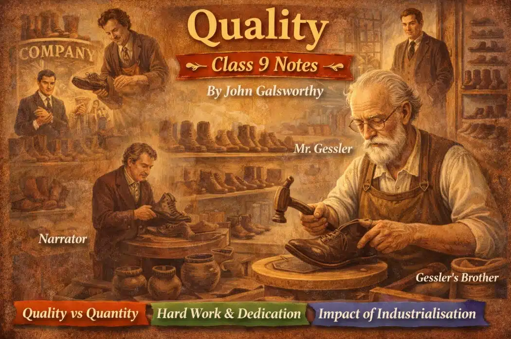 The story of Quality Class 9 Notes