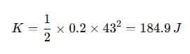 Cricket Ball Kinetic energy