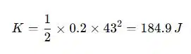 Cricket Ball Kinetic energy