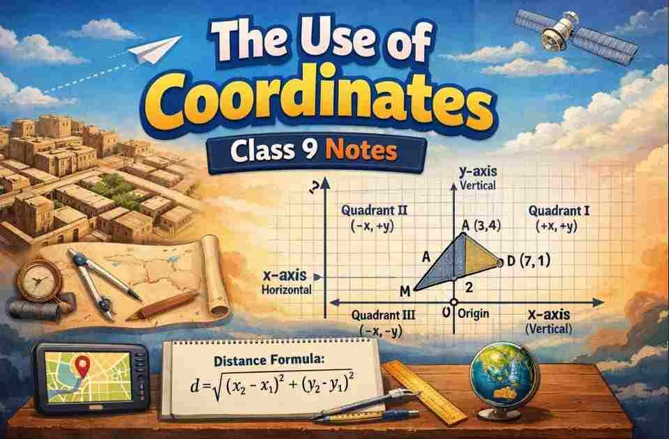 The Use of Coordinates Class 9 Notes The Use of Coordinates Class 9 Notes