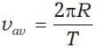 Uniform circular motion formula