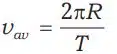 Uniform circular motion formula