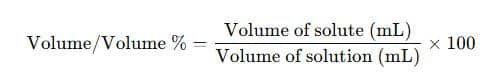 Volume by Volume Percentage