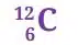 symbol for carbon is C its atomic number is 6 and its mass number is 12
