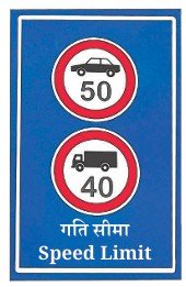 A truck driver driving at the speed of 54