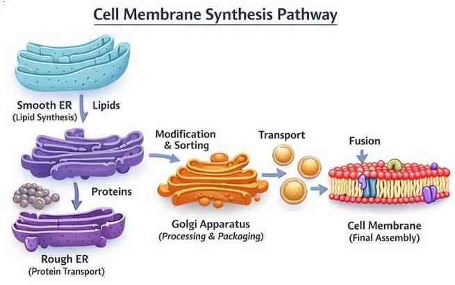 Cell Membrane Synthesis Pathway