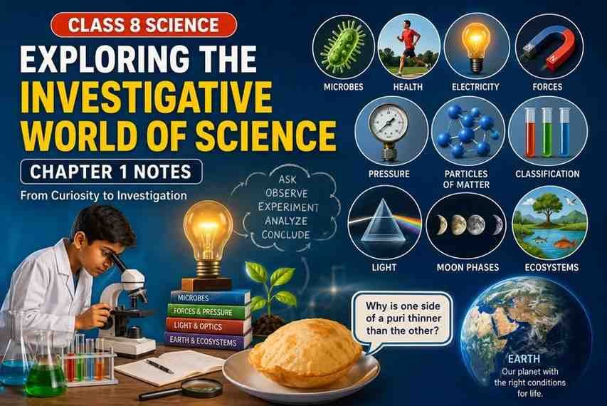 Exploring the Investigative World of Science Class 8 Notes