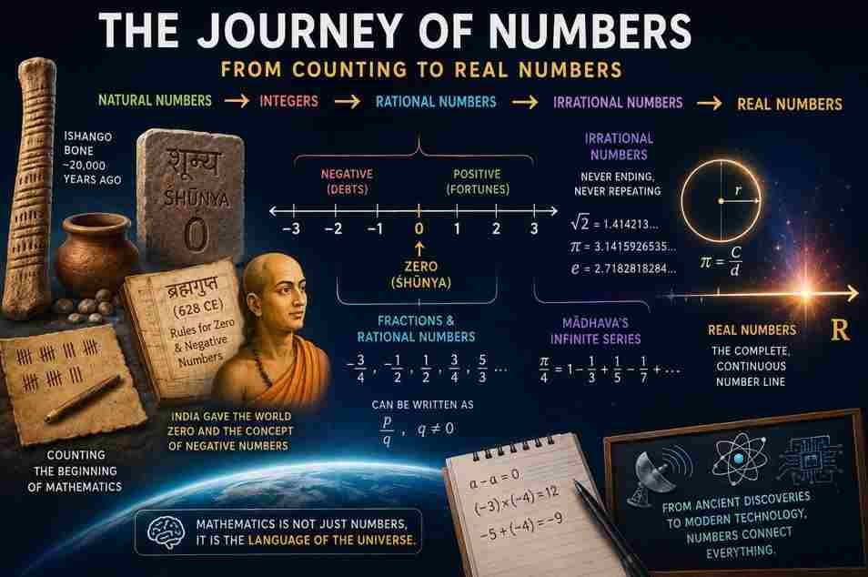 The World of Numbers Class 9 Notes