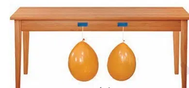 Two charged balloons
