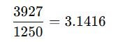 mathematician Aryabhata gave an excellent approximation