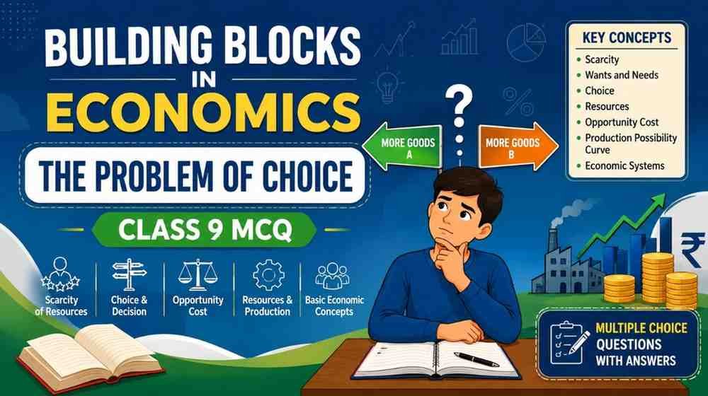 Building Blocks in Economics the Problem of Choice Class 9 MCQ