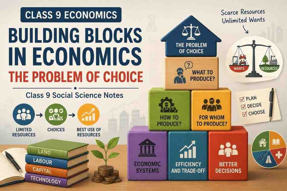 Building Blocks in Economics the Problem of Choice Class 9 Notes