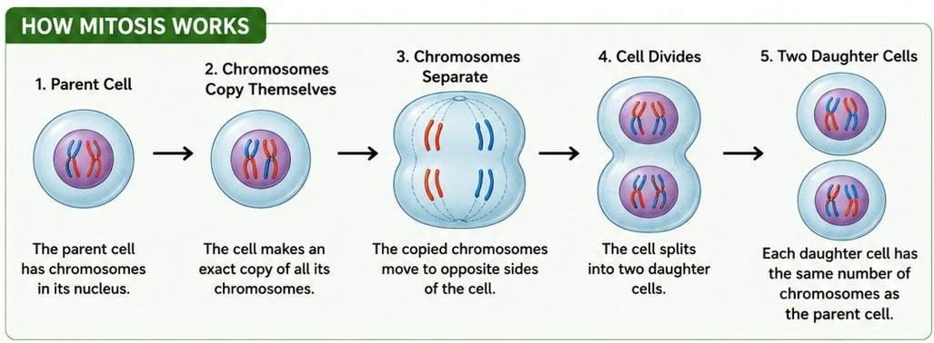 Central Process Behind Asexual Reproduction