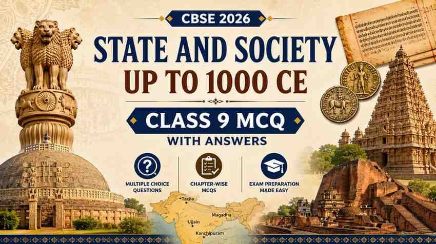 State and Society Up to 1000 CE Class 9 MCQ