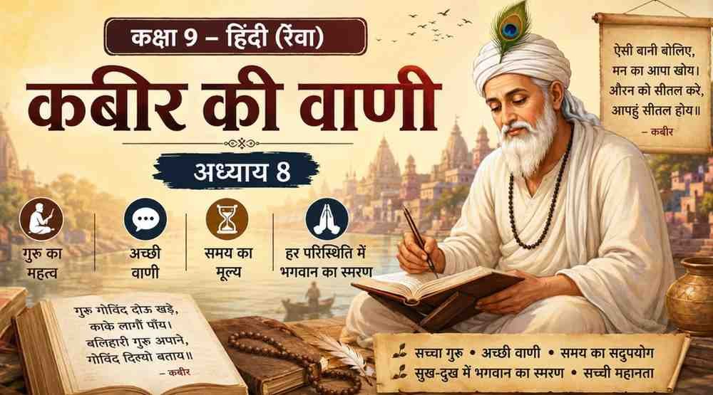 कबीर की वाणी Class 9 Summary Hindi Chapter 8 Reva