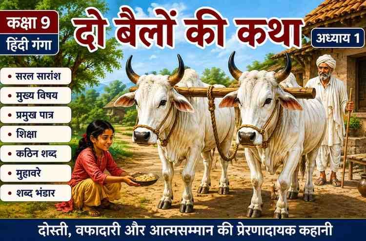दो बैलों की कथा Class 9 Summary