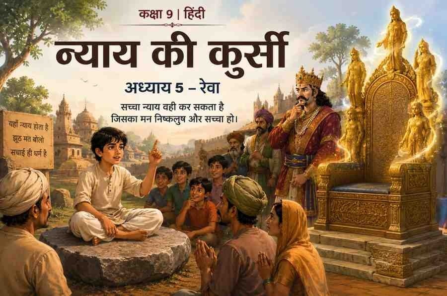 न्याय की कुर्सी Class 9 Summary Hindi Chapter 5 Reva