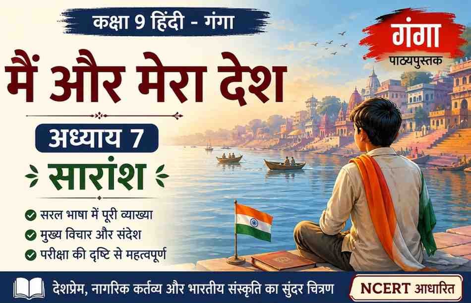 मैं और मेरा देश Class 9 Summary | Hindi Chapter 7 Ganga