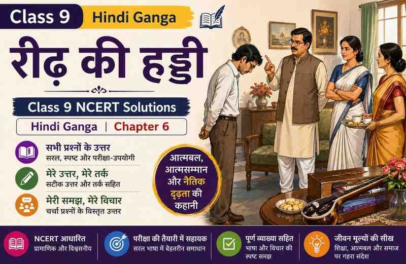 रीढ़ की हड्डी Class 9 NCERT Solutions  Hindi Ganga Chapter 6